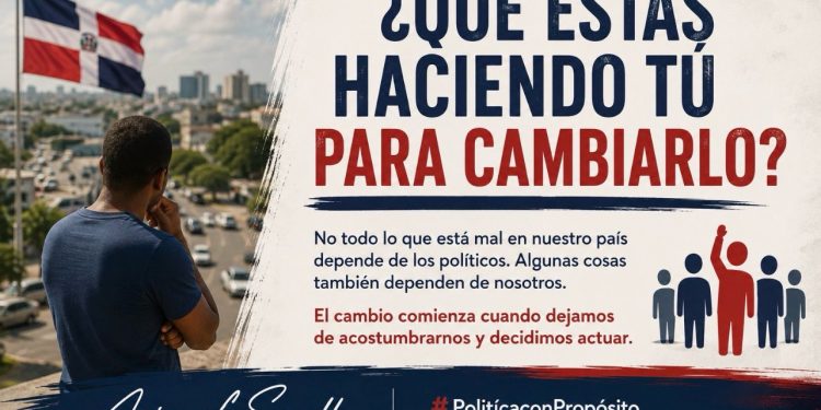 ¿Qué estás haciendo tú para cambiarlo?