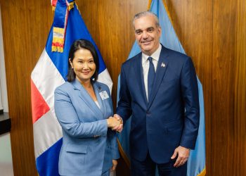 Abinader propone a Keiko Fujimori elevar las relaciones entre RD y Perú