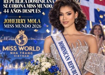 Joheirry Mola hace historia y devuelve a República Dominicana la corona de Miss Mundo tras 44 años
