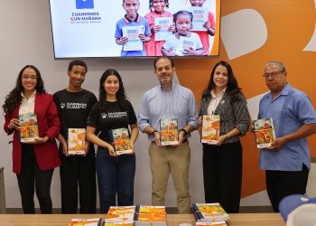 Bellón impulsa educación y sostenibilidad con reciclaje de 1,800 cuadernos usados