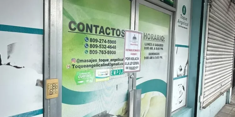 Salud Pública cierra “Toque Angelical” por operar sin licencia y con personal no capacitado