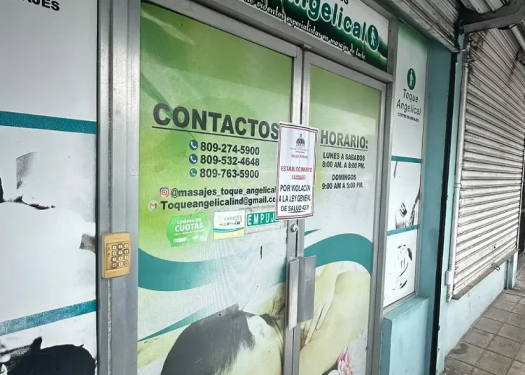 Salud Pública cierra “Toque Angelical” por operar sin licencia y con personal no capacitado