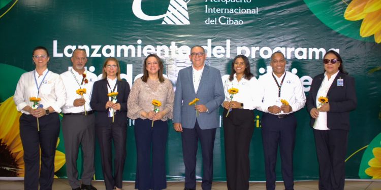 Aeropuerto del Cibao se suma a programa internacional para apoyar a pasajeros con discapacidades no visibles