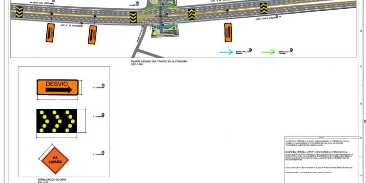 MOPC cerrará parcialmente la Autopista 6 de Noviembre por montaje de vigas en Quita Sueño