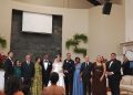 Julio César Castillo y María Cristal D’Aza contraen matrimonio en Santiago