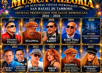 Salud Dominicana celebra 10 años llevando grandes artistas a las fiestas patronales de Tamboril