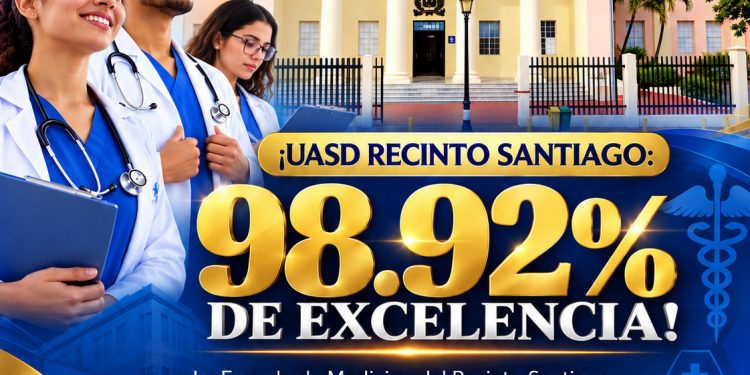 Escuela de Medicina de la UASD Santiago alcanza 98.92 % en evaluación externa del MESCYT