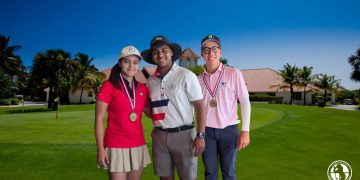 Waldo Aguasvivas brilla con -7 en la tercera parada del Tour Nacional Juvenil de golf